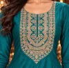 Reenkal By Aurraa Premium Silk Embroidery Gown With Dupatta 